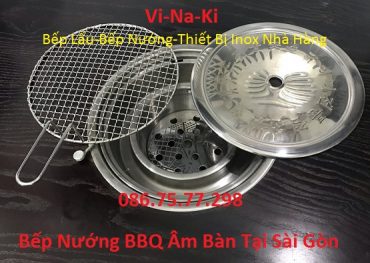 Bếp nướng BBQ âm bàn tại Sài Gòn