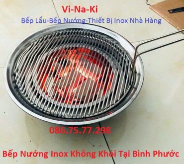 Bếp nướng inox không khói tại Bình Phước