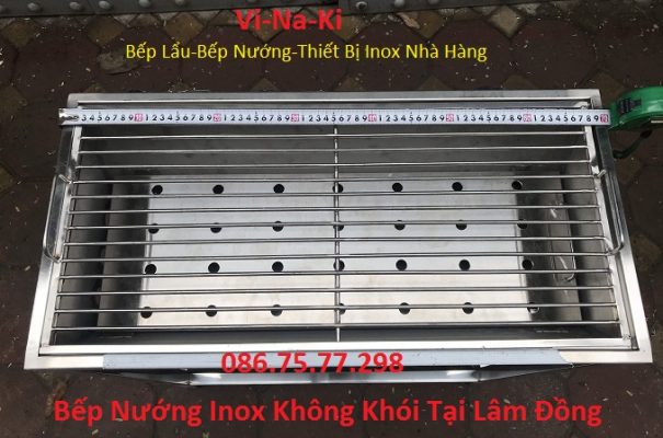 Bếp nướng inox không khói tại Lâm Đồng