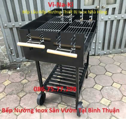 Bếp nướng inox sân vườn tại Bình Thuận