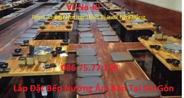 Lắp đặt bếp nướng âm bàn tại Sài Gòn