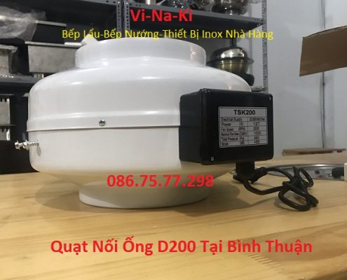 Quạt nối ống D200 tại Bình Thuận