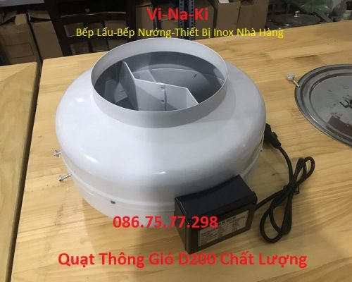 Quạt thông gió D200 chất lượng