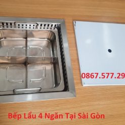 Bếp lẩu 4 ngăn tại Sài Gòn