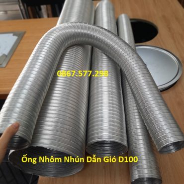 Ống nhôm nhún dẫn gió D100