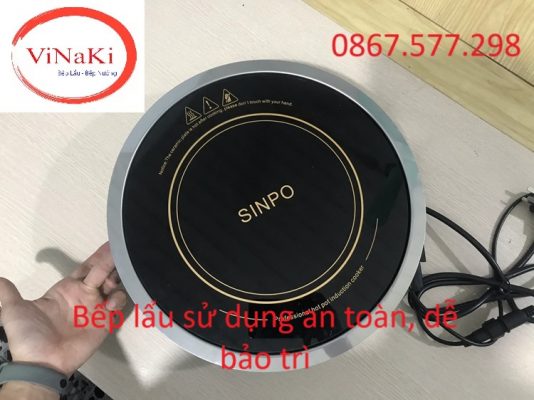 Bếp lẩu sử dụng an toàn, dễ bảo trì