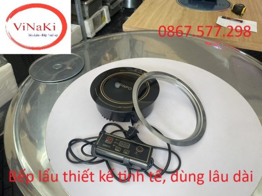 Bếp lẩu thiết kế tinh tế, dùng lâu dài