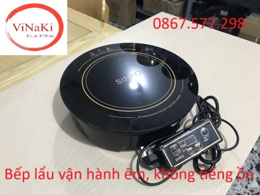 Bếp lẩu vận hành êm, không tiếng ồn