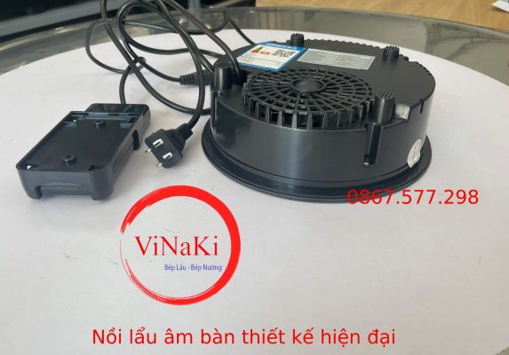 Nồi lẩu âm bàn thiết kế hiện đại