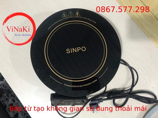 Bếp từ tạo không gian sử dụng thoải mái 