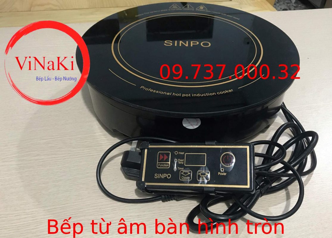 Bếp từ âm bàn hình tròn