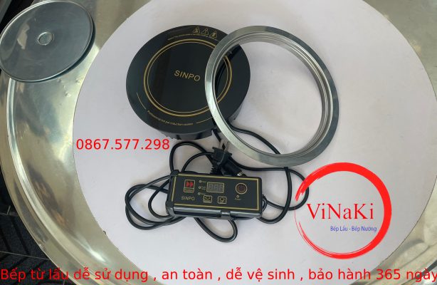 bếp từ lẩu dễ sử dụng an toàn dễ vệ sinh 