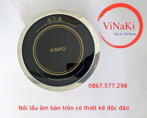 nồi lẩu âm bàn tòn có thiết kế độc đáo