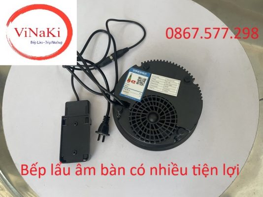 Bếp lẩu âm bàn có nhiều tiện lợi