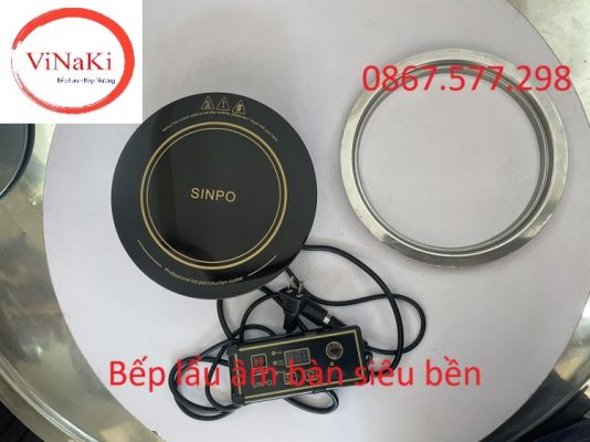 Bếp lẩu âm bàn siêu bền