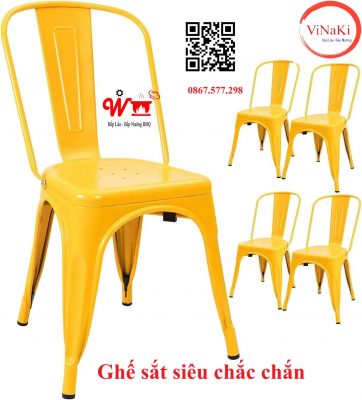 Ghế sắt siêu chắc chắn