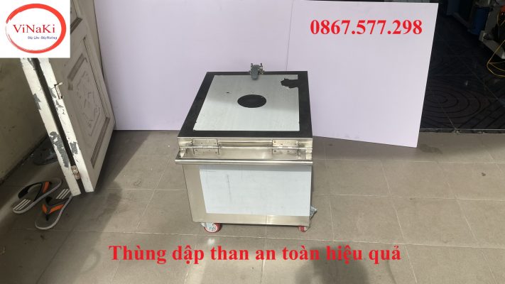 Thùng dập than an toàn hiệu quả