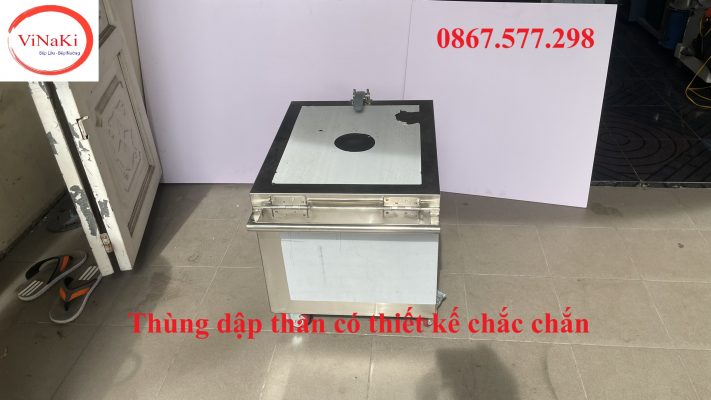 Thùng dập than có thiết kế chắc chắn