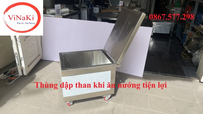 Thùng dập than khi ăn nướng tiện lợi