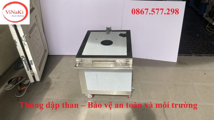 Thùng dập than – Bảo vệ an toàn và môi trường