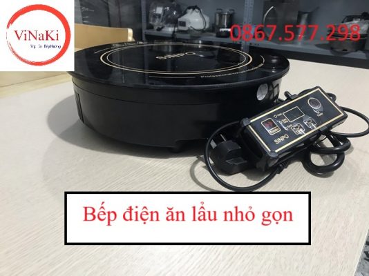 Bếp điện ăn lẩu nhỏ gọn