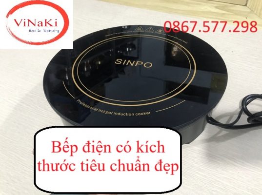 Bếp điện có kích thước tiêu chuẩn đẹp