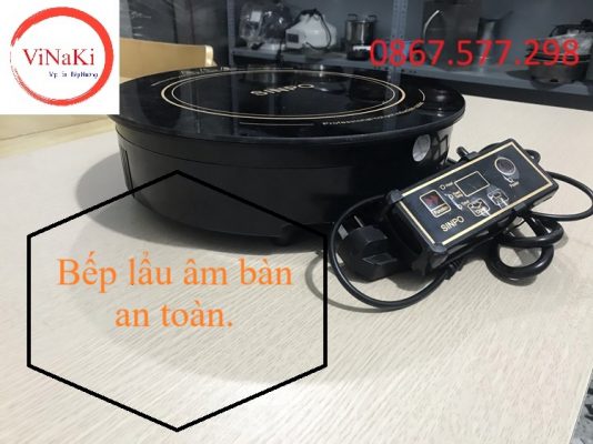 Bếp lẩu âm bàn an toàn