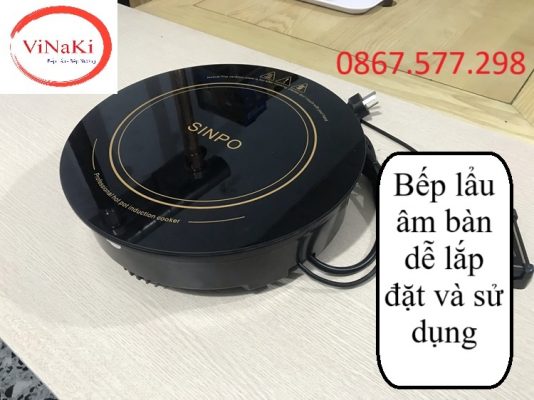 Bếp lẩu âm bàn dễ lắp đặt và sử dụng