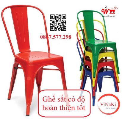 Ghế sắt có độ hoàn thiện tốt