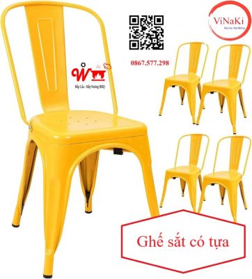 Ghế sắt có tựa