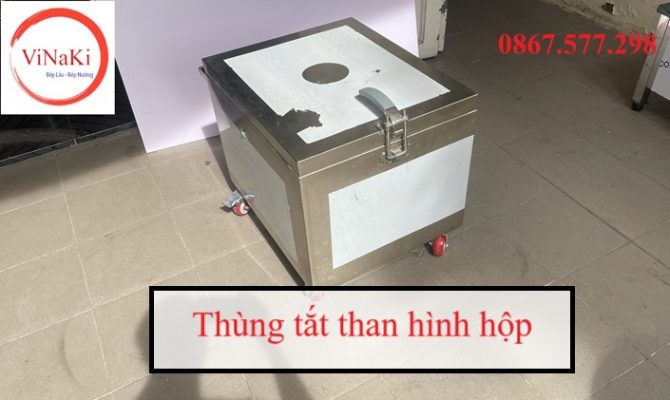 Thùng tắt than hình hộp