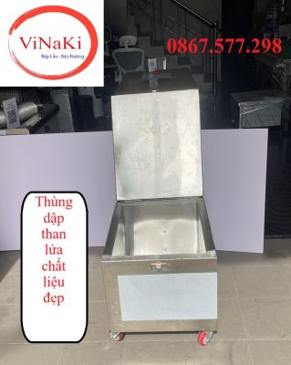 Thùng dập than lửa chất liệu đẹp