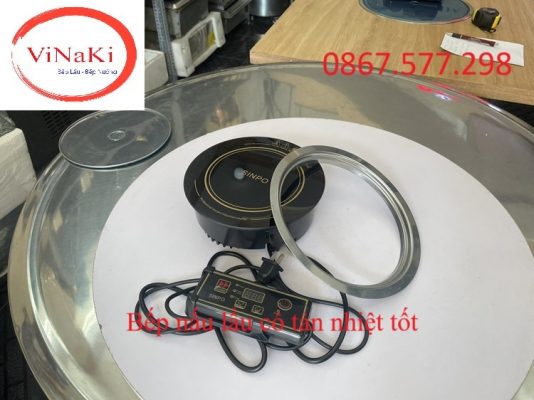 Bếp nấu lẩu có tản nhiệt tốt