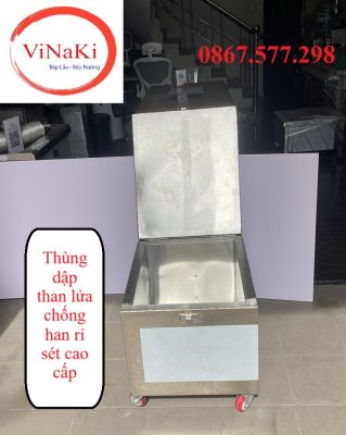 Thùng dập than lửa chống han rỉ sét cao cấp