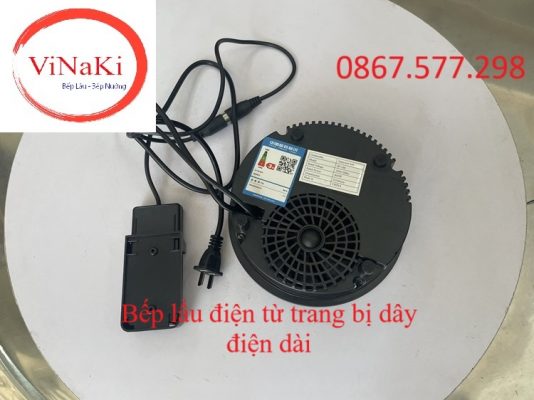 Bếp lẩu điện từ trang bị dây điện dài
