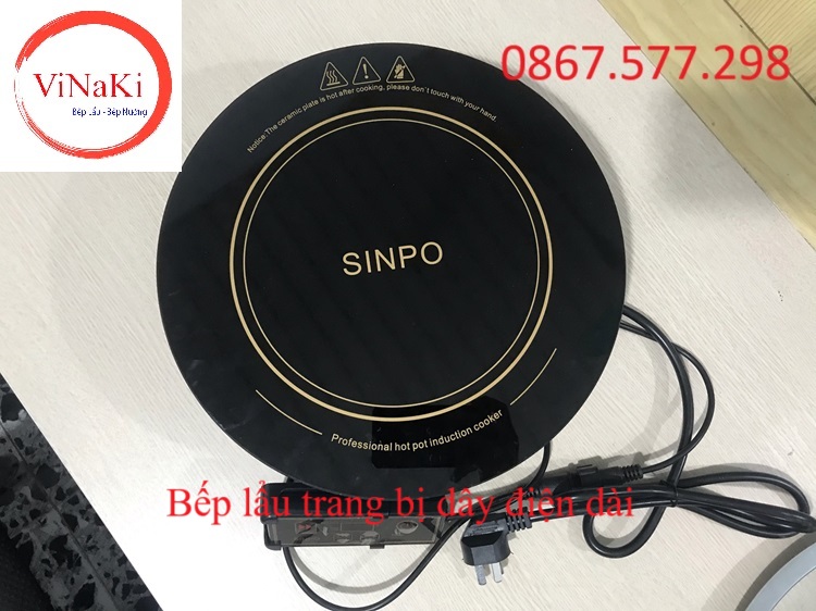 Bếp lẩu trang bị dây điện dài