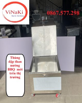 Thùng dập than nướng BBQ mới trên thị trường