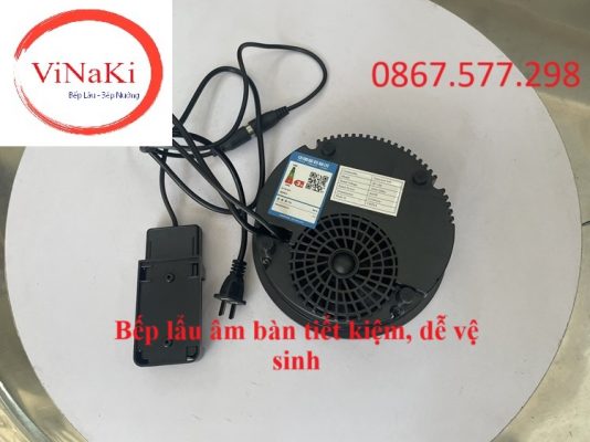 Bếp lẩu âm bàn tiết kiệm, dễ vệ sinh