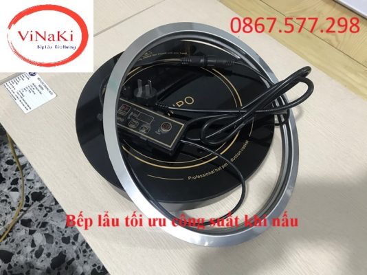 Bếp lẩu tối ưu công suất khi nấu