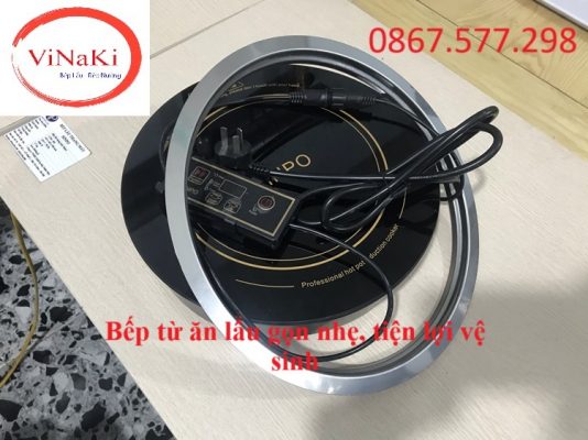Bếp từ ăn lẩu gọn nhẹ, tiện lợi vệ sinh