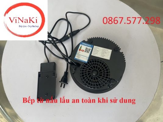 Bếp từ nấu lẩu an toàn khi sử dung