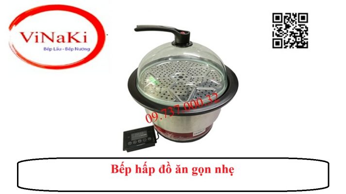 Bếp hấp đồ ăn gọn nhẹ
