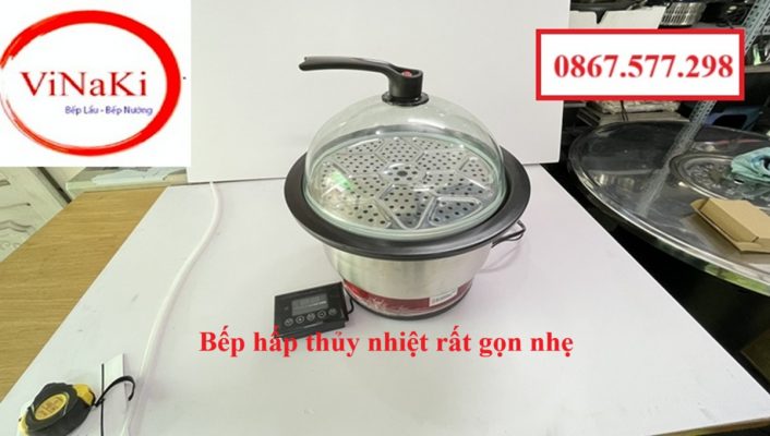 Bếp hấp thủy nhiệt rất gọn nhẹ