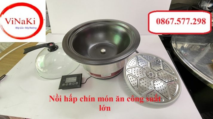 Nồi hấp chín món ăn công suất lớn