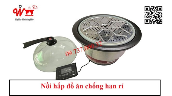 Nồi hấp đồ ăn chống han rỉ