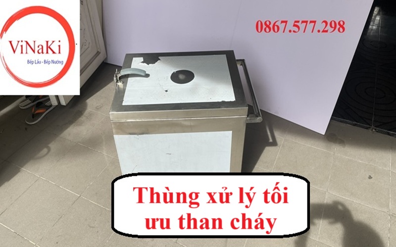 Thùng xử lý tối ưu than cháy