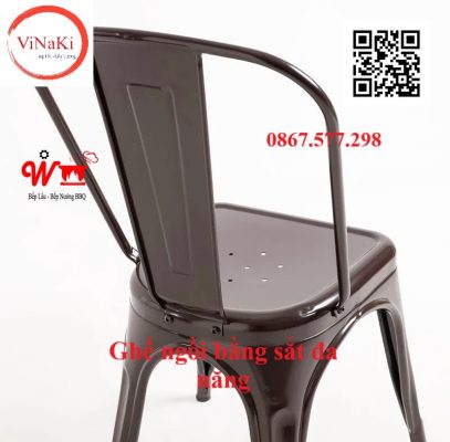 Ghế ngồi bằng sắt đa năng