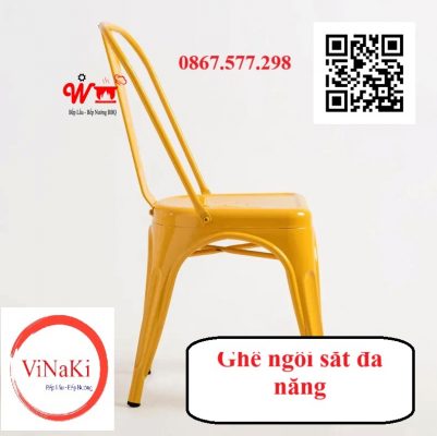 Ghế ngồi sắt đa năng