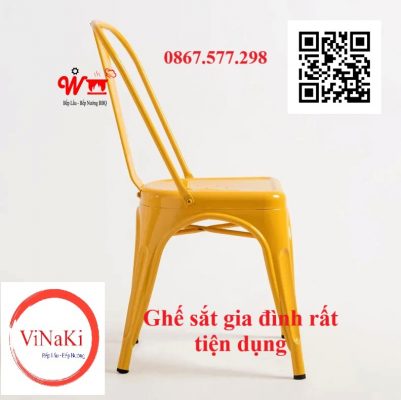 Ghế sắt gia đình rất tiện dụng
