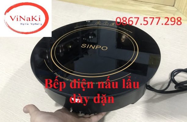 Bếp điện nấu lẩu dày dặn